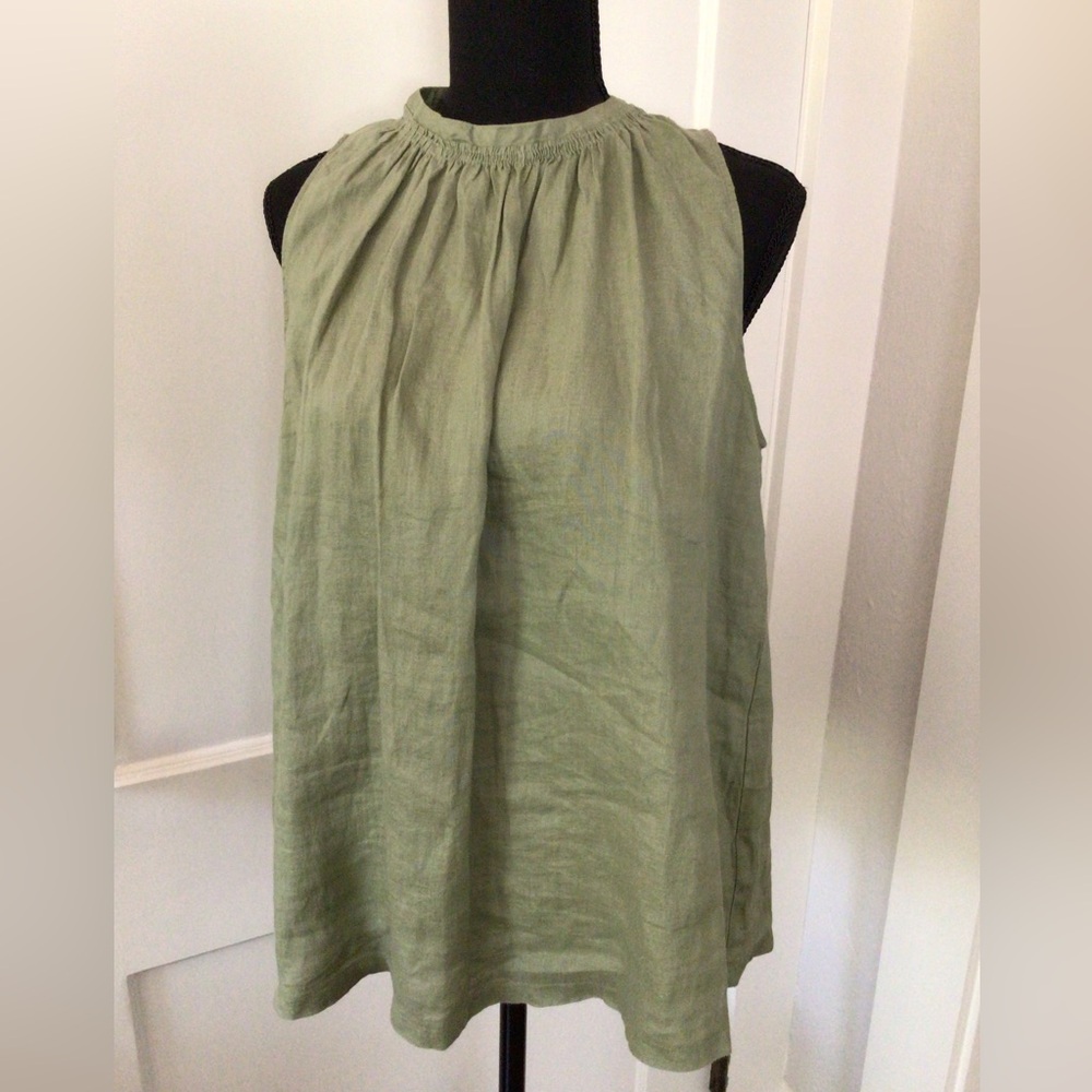 United Colors Of Benetton Green Sleeveless Top